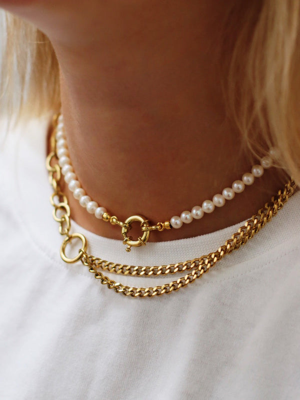 Double Chain  Necklace