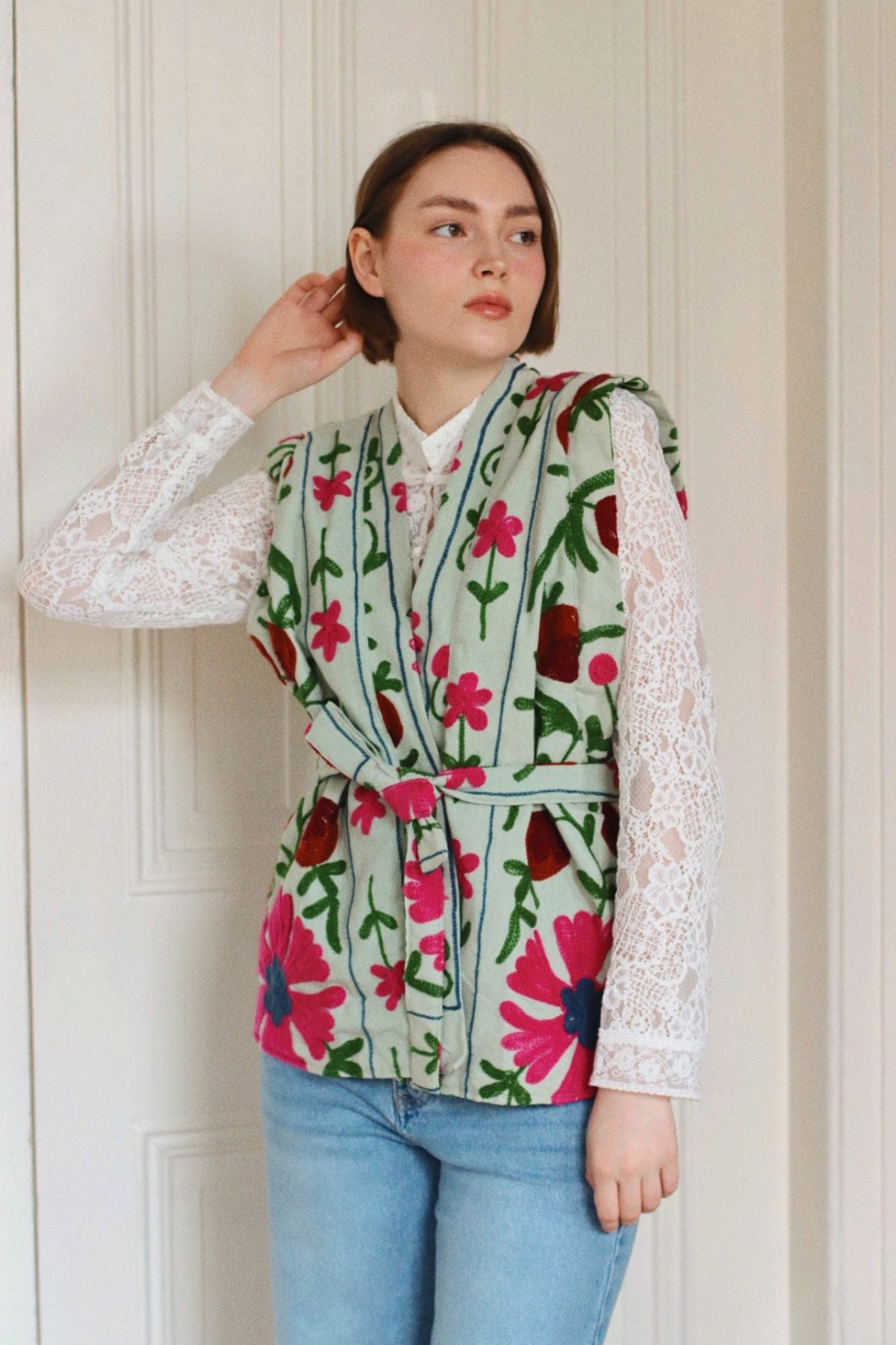ADDIE SLEEVELESS JACKET