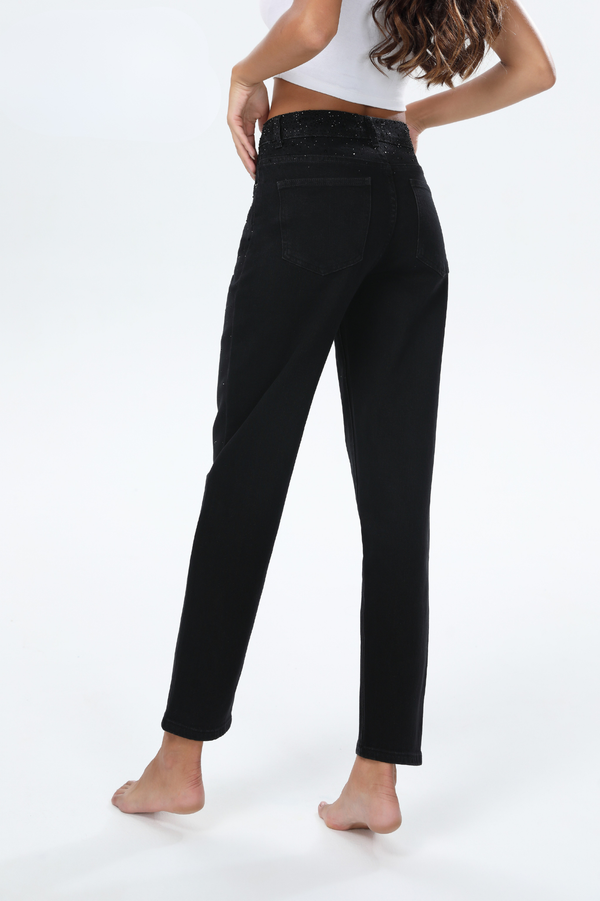 MARGOT EMBELLISHED JEANS BLACK