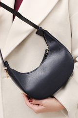 FAITH MINI HALF MOON BAG NAVY