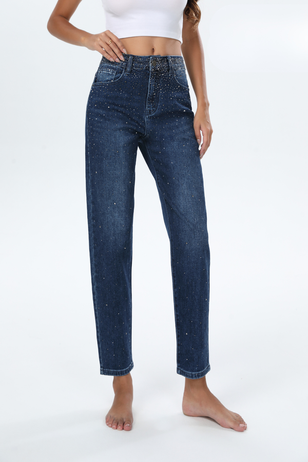 MARGOT EMBELLISHED JEANS DENIM