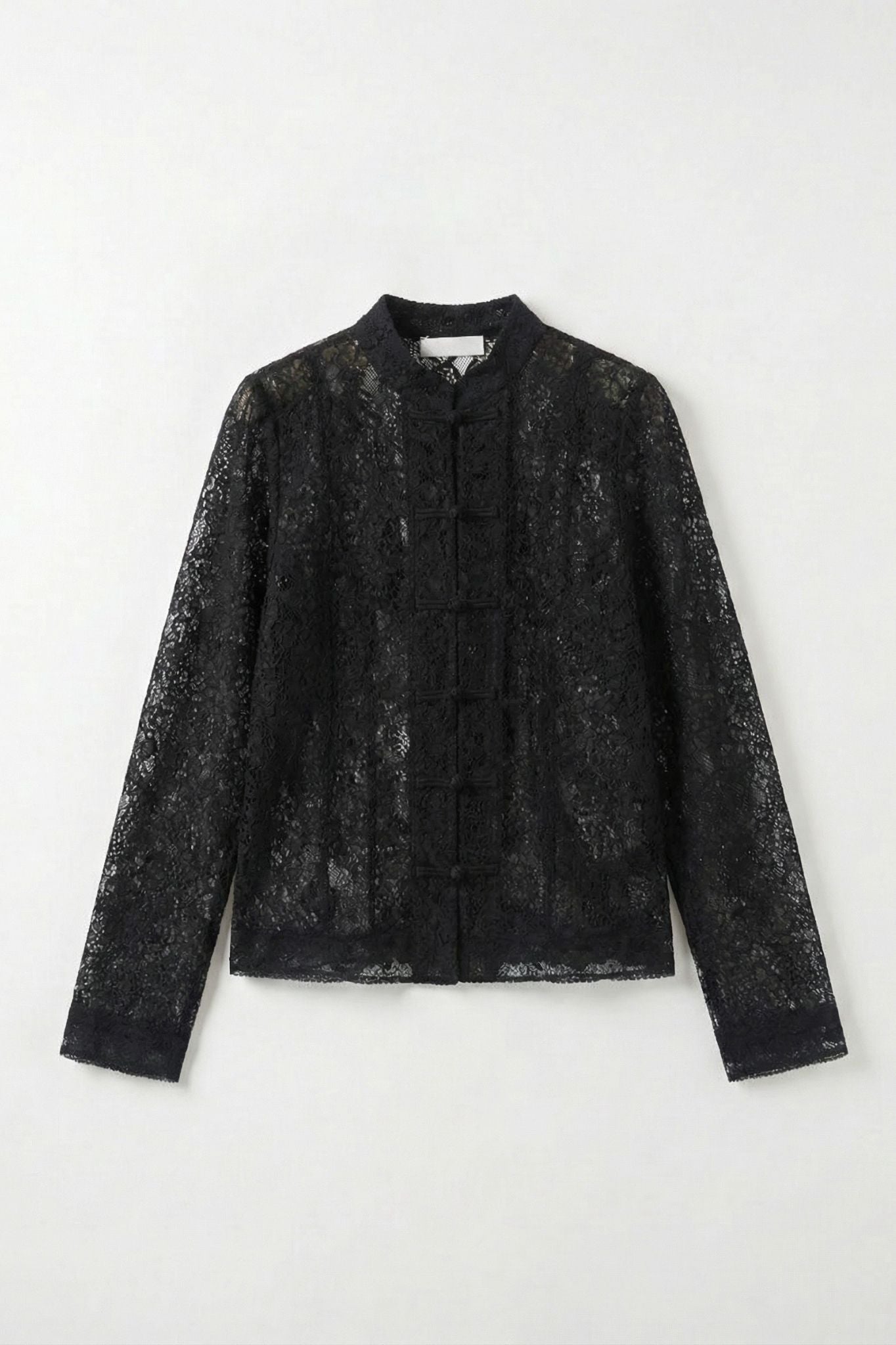 COSETTE LACE SHIRT BLACK