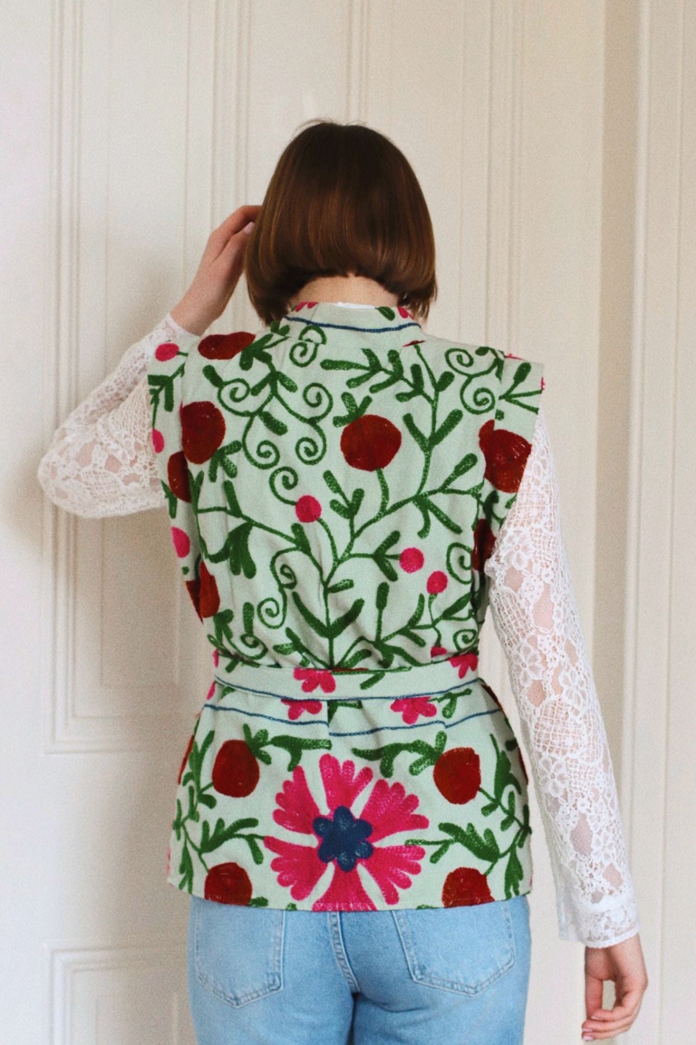 ADDIE SLEEVELESS JACKET