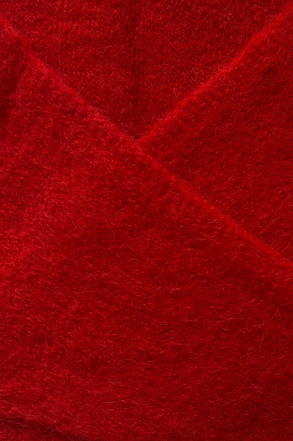 MILLS TRIANGULAR SCARF RED - ALPACA BLEND