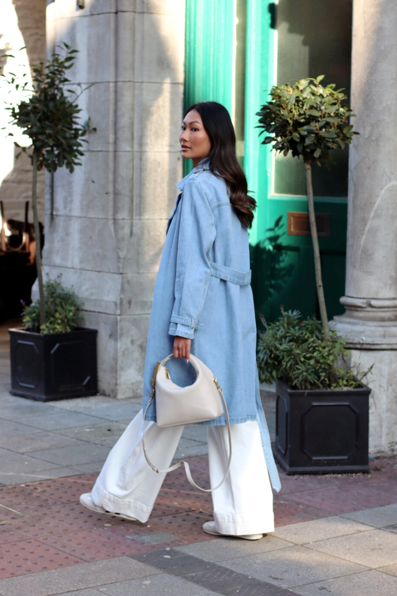 FREYDE CLIP BAG CREAM