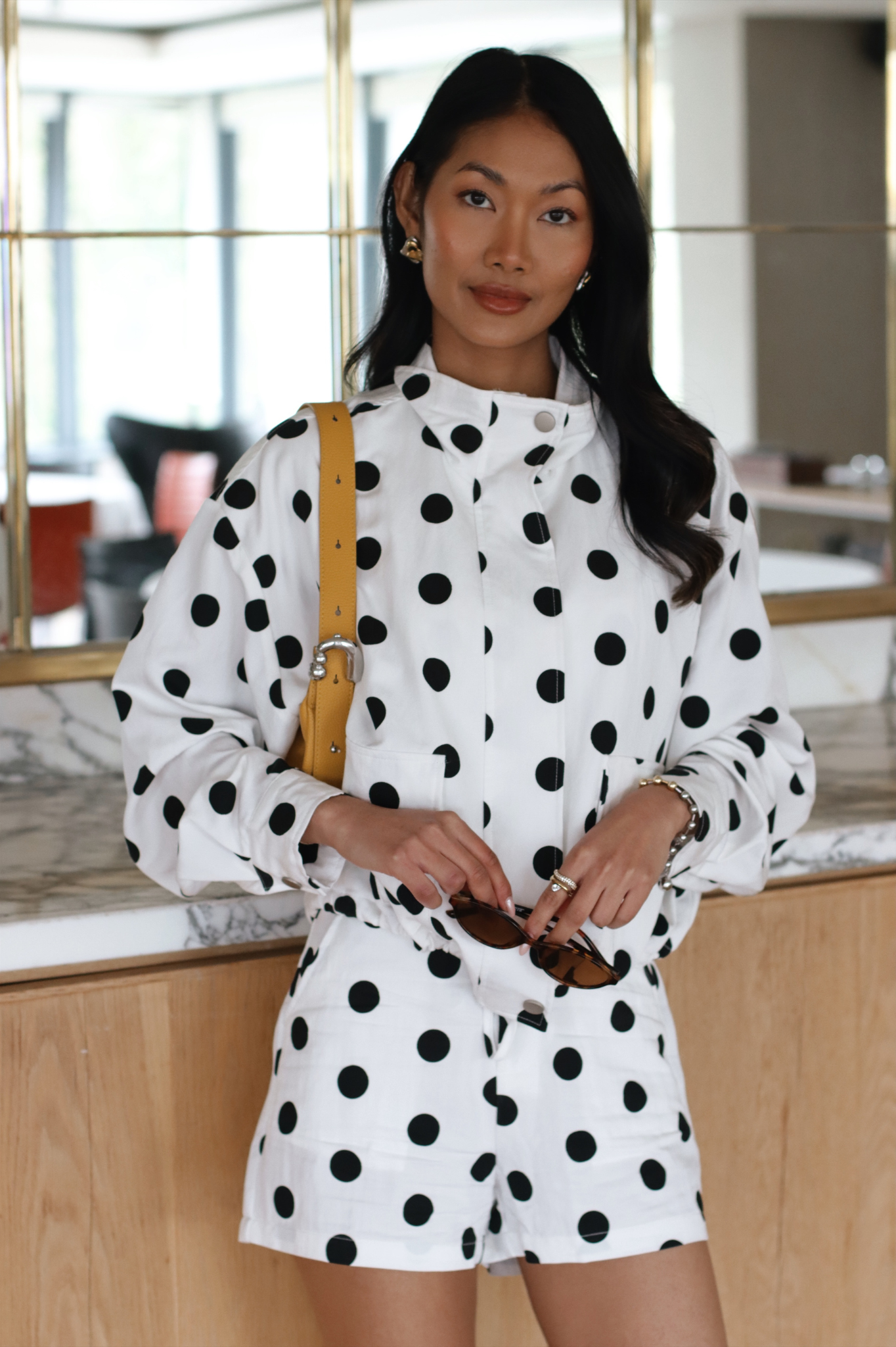 RHYS POLKA DOT BOMBER