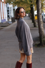 KALI OVERSIZED SWEATER GREY