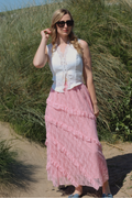 Demi Lace Skirt Pink
