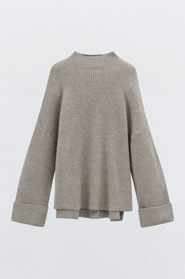 KALI OVERSIZED SWEATER TAUPE