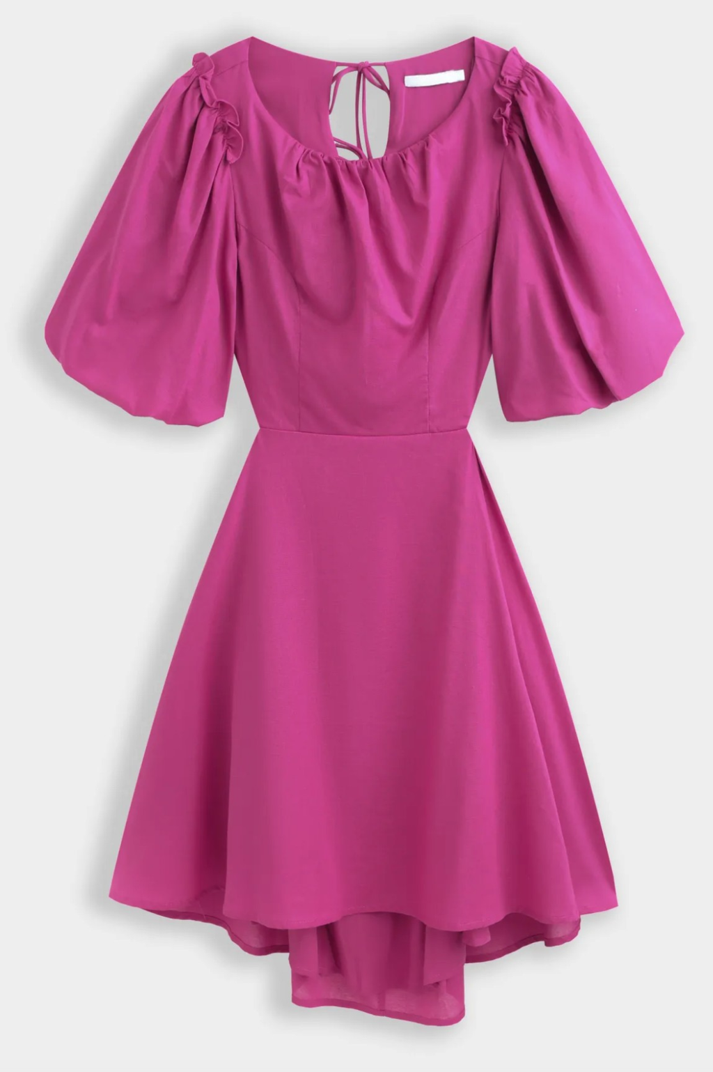 ANOUSKA OPEN BACK MINI DRESS MAGENTA