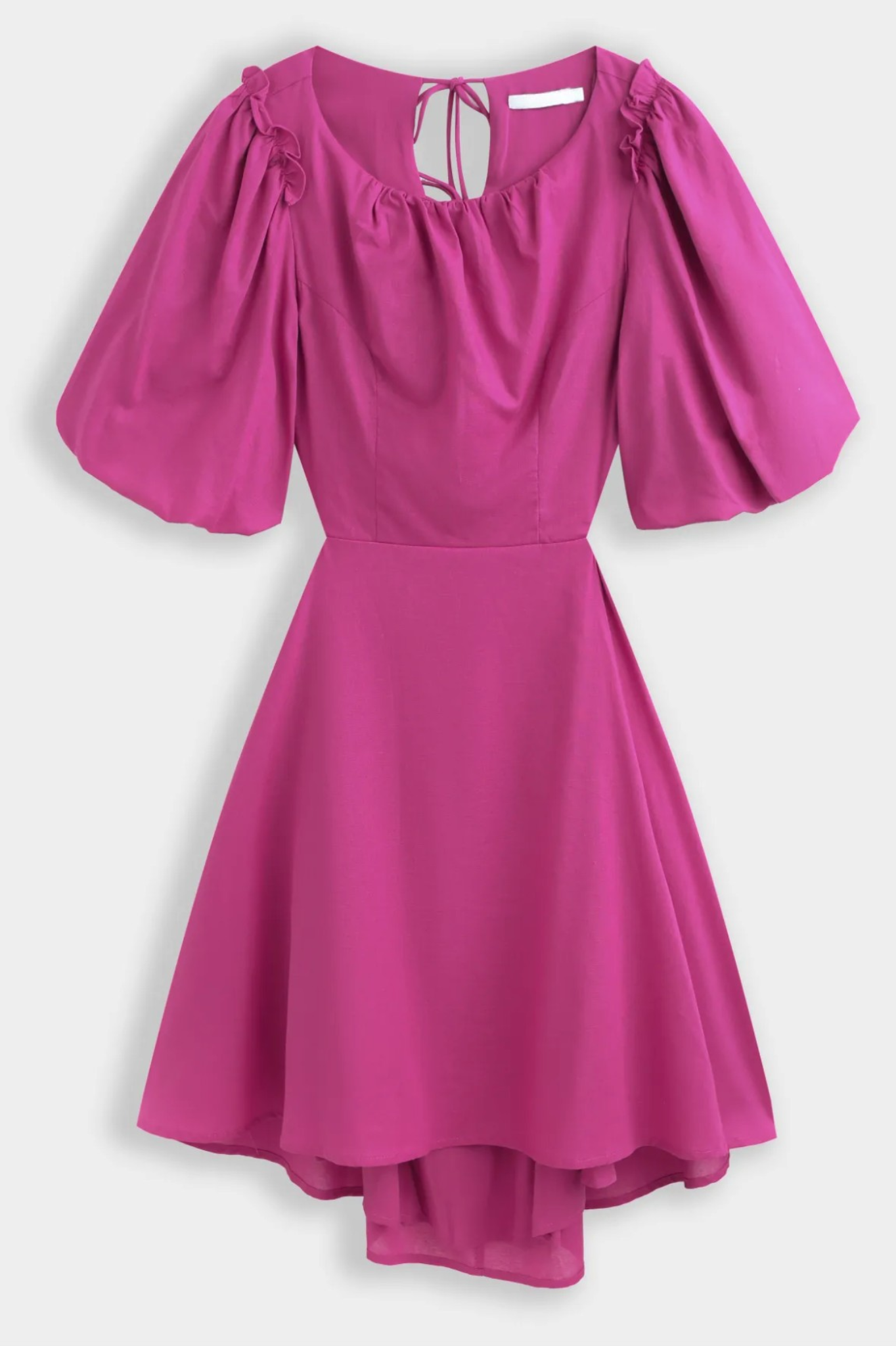 ANOUSKA OPEN BACK MINI DRESS MAGENTA