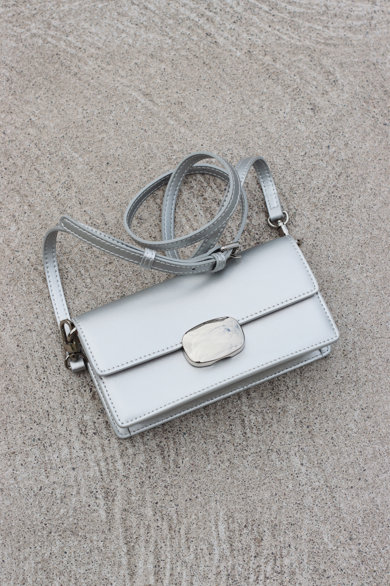CELIA MINI CLUTCH WITH STRAPS OFF WHITE