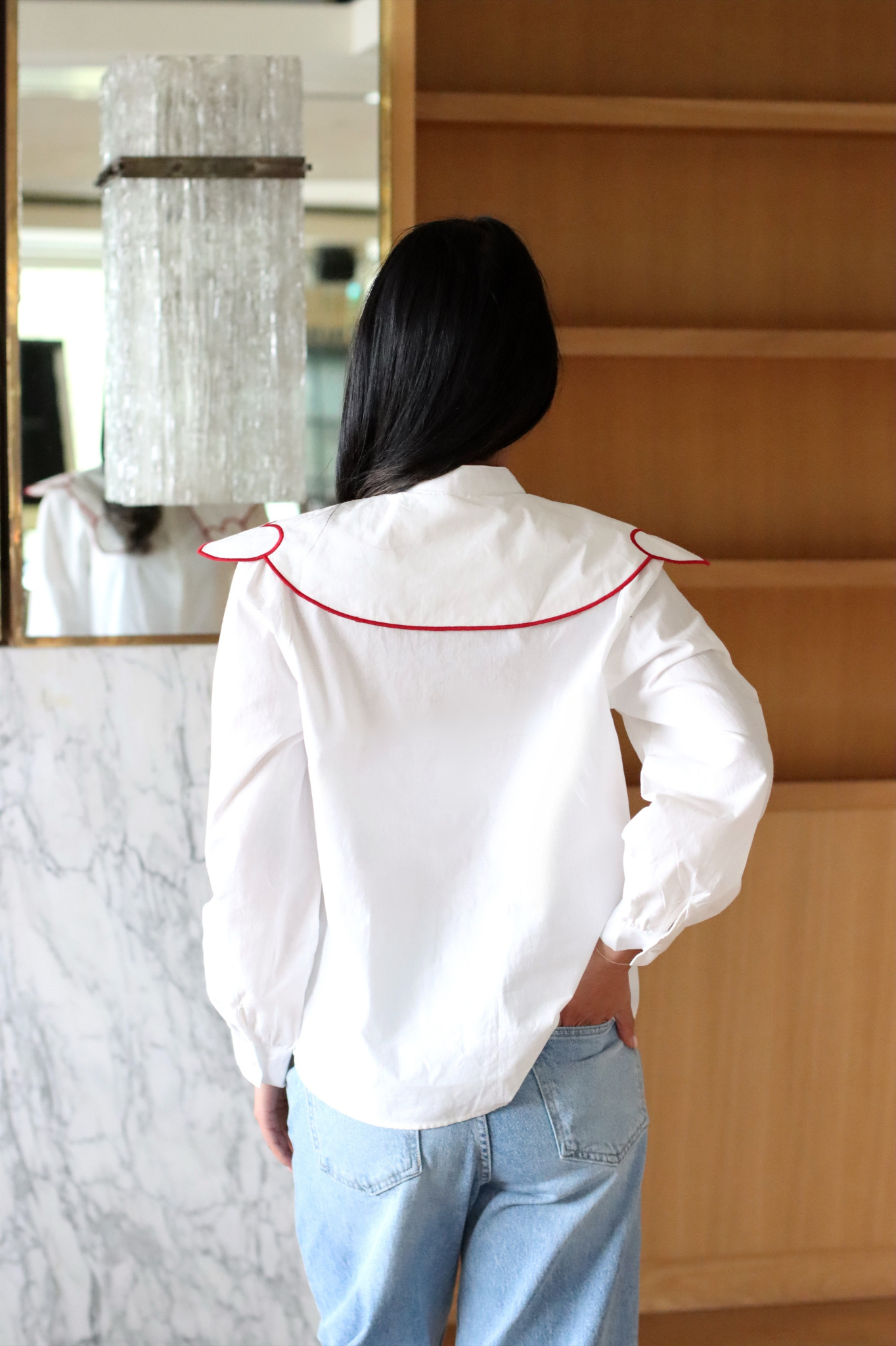 CAMILA HEART COLLAR SHIRT