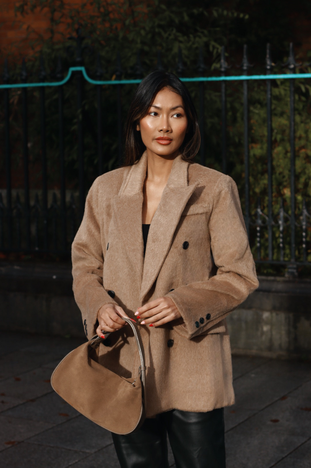 LENNY BRUSHED BLAZER CARMEL