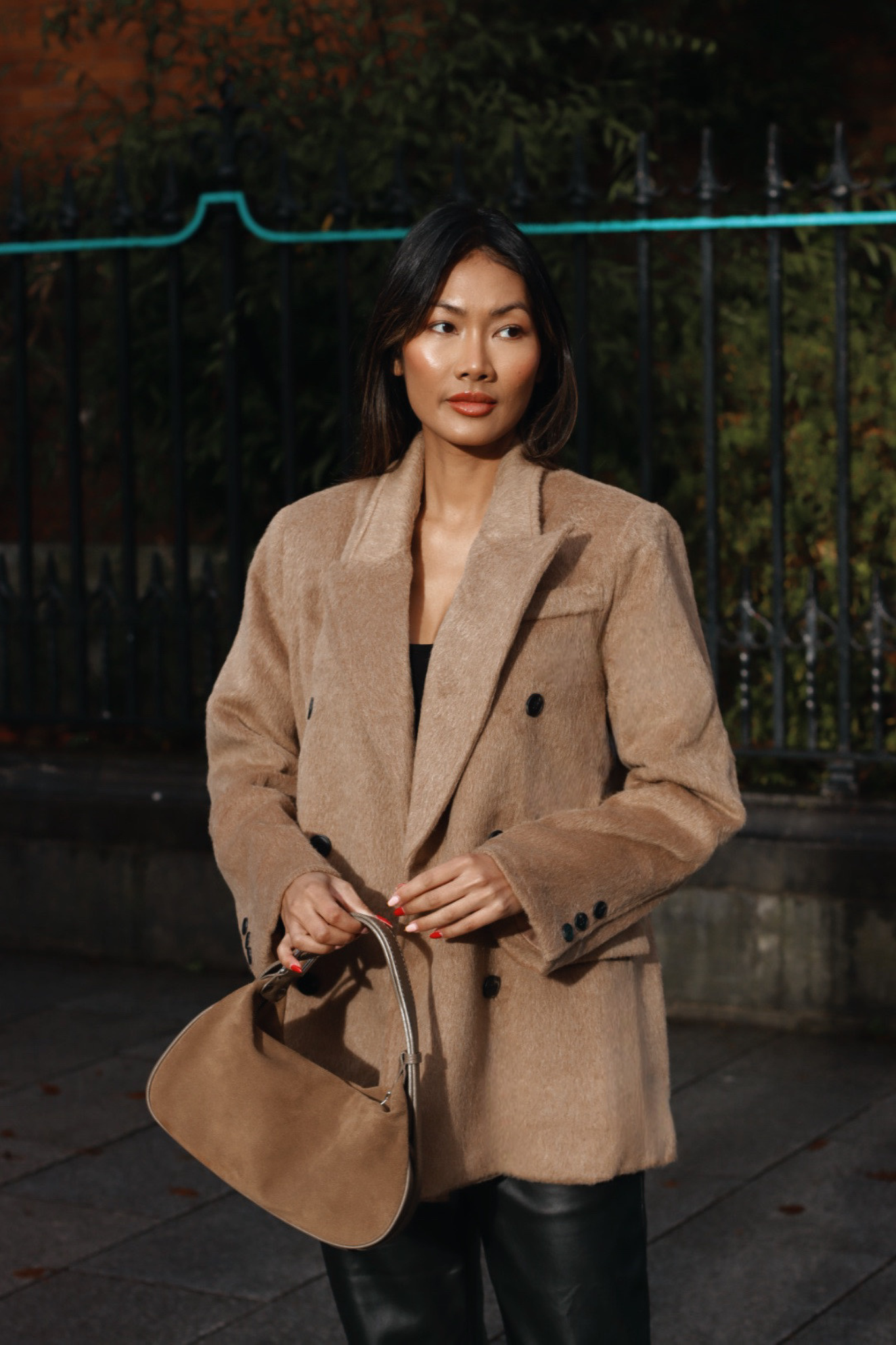 LENNY BRUSHED BLAZER CARMEL
