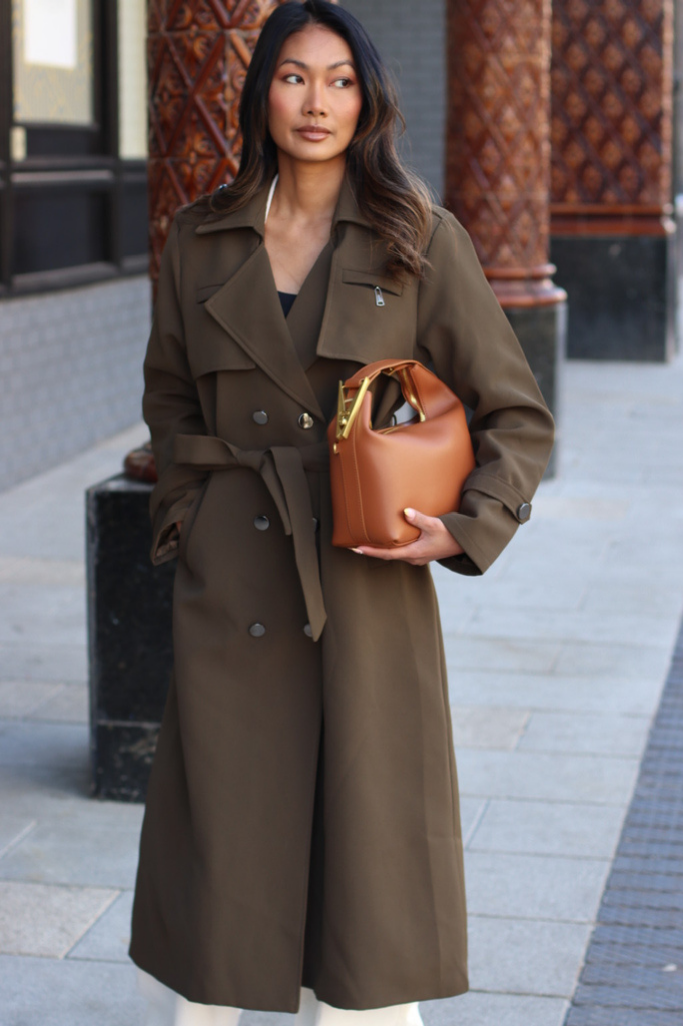 Rosanne Trench Khaki