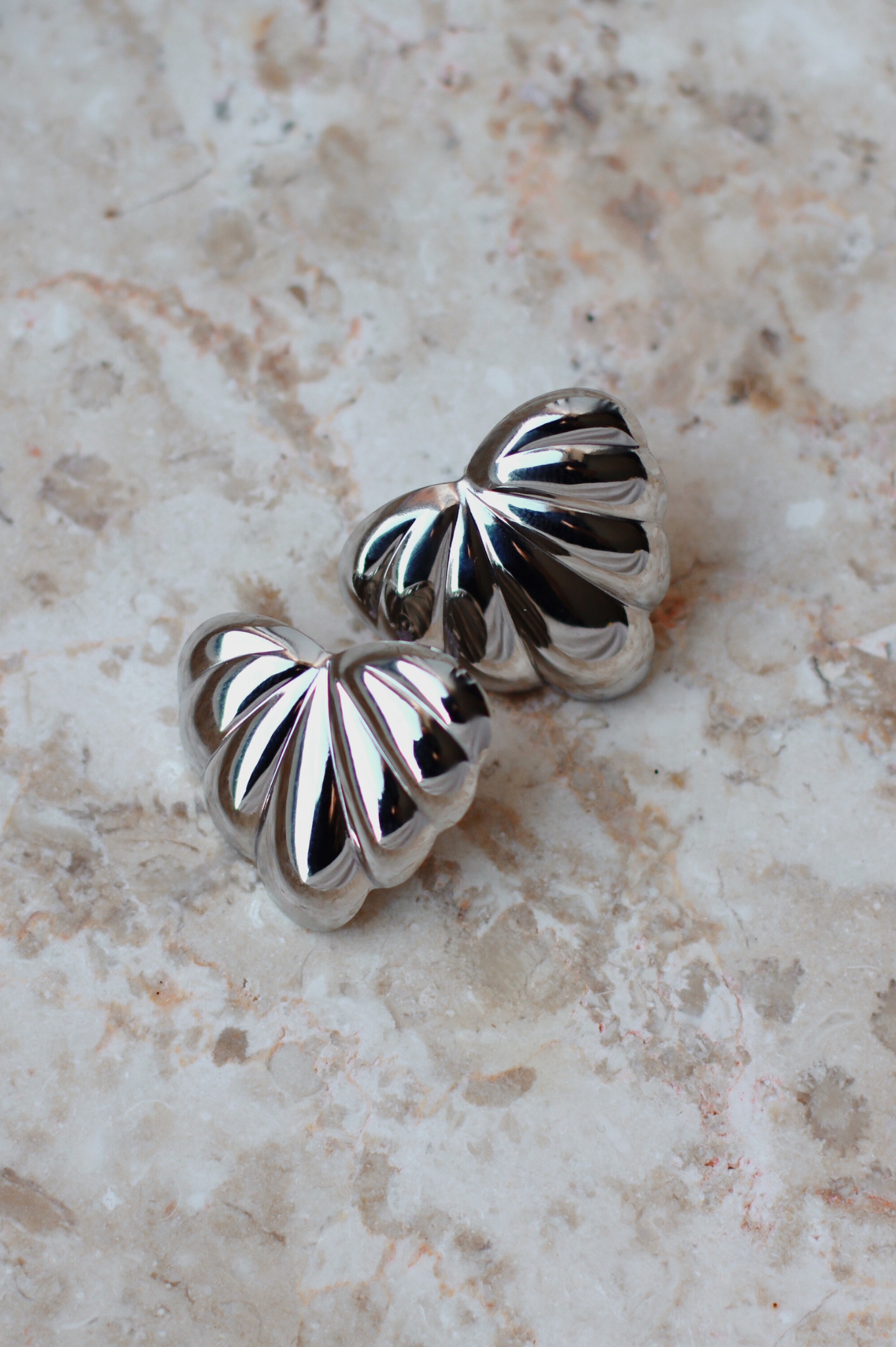 Eliza Retro Earrings Silver Colour