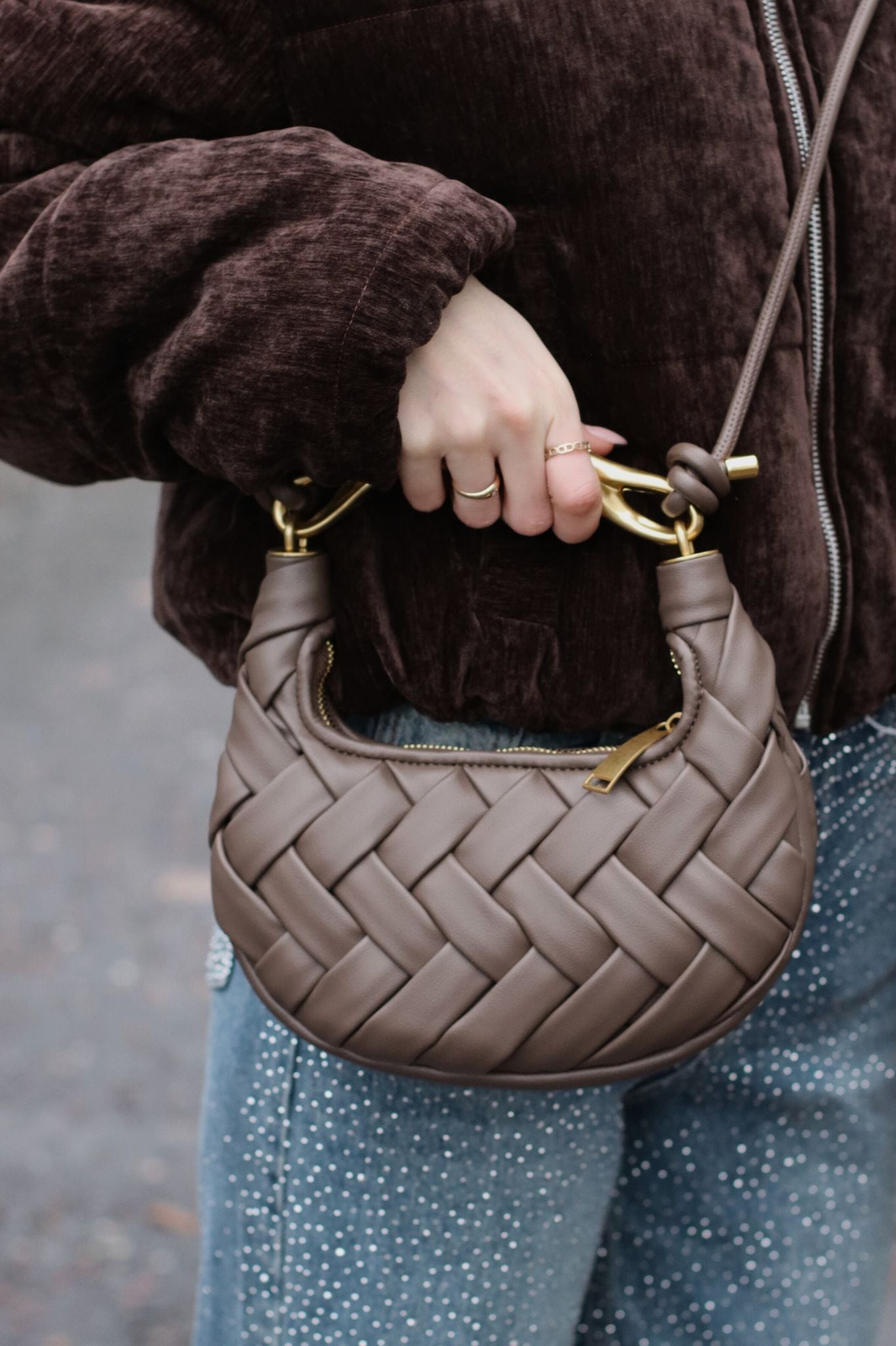 Floramaria Woven Taupe