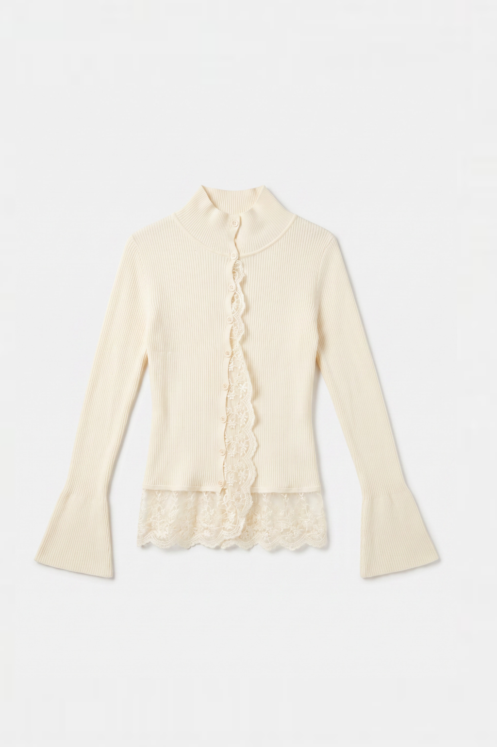 KAY RIBBED KNITTED TOP