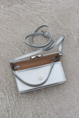 CELIA MINI CLUTCH WITH STRAPS TAN