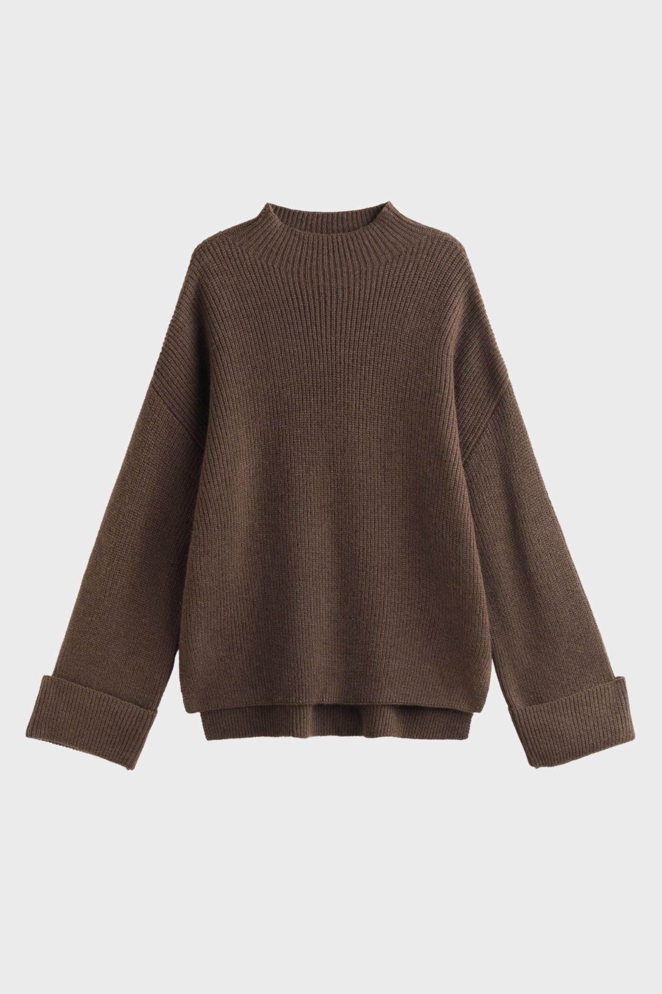 KALI OVERSIZED SWEATER CHOCOLATE