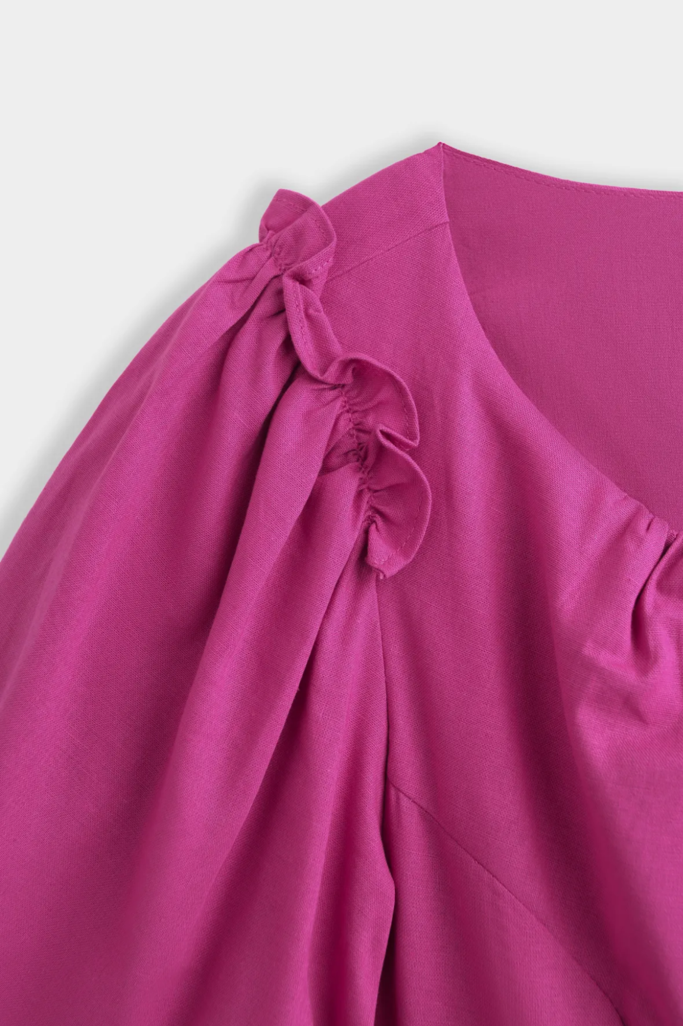 ANOUSKA OPEN BACK MINI DRESS MAGENTA