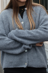 KIM CARDIGAN GREY
