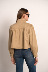 LARISSA CROPPED TRENCH
