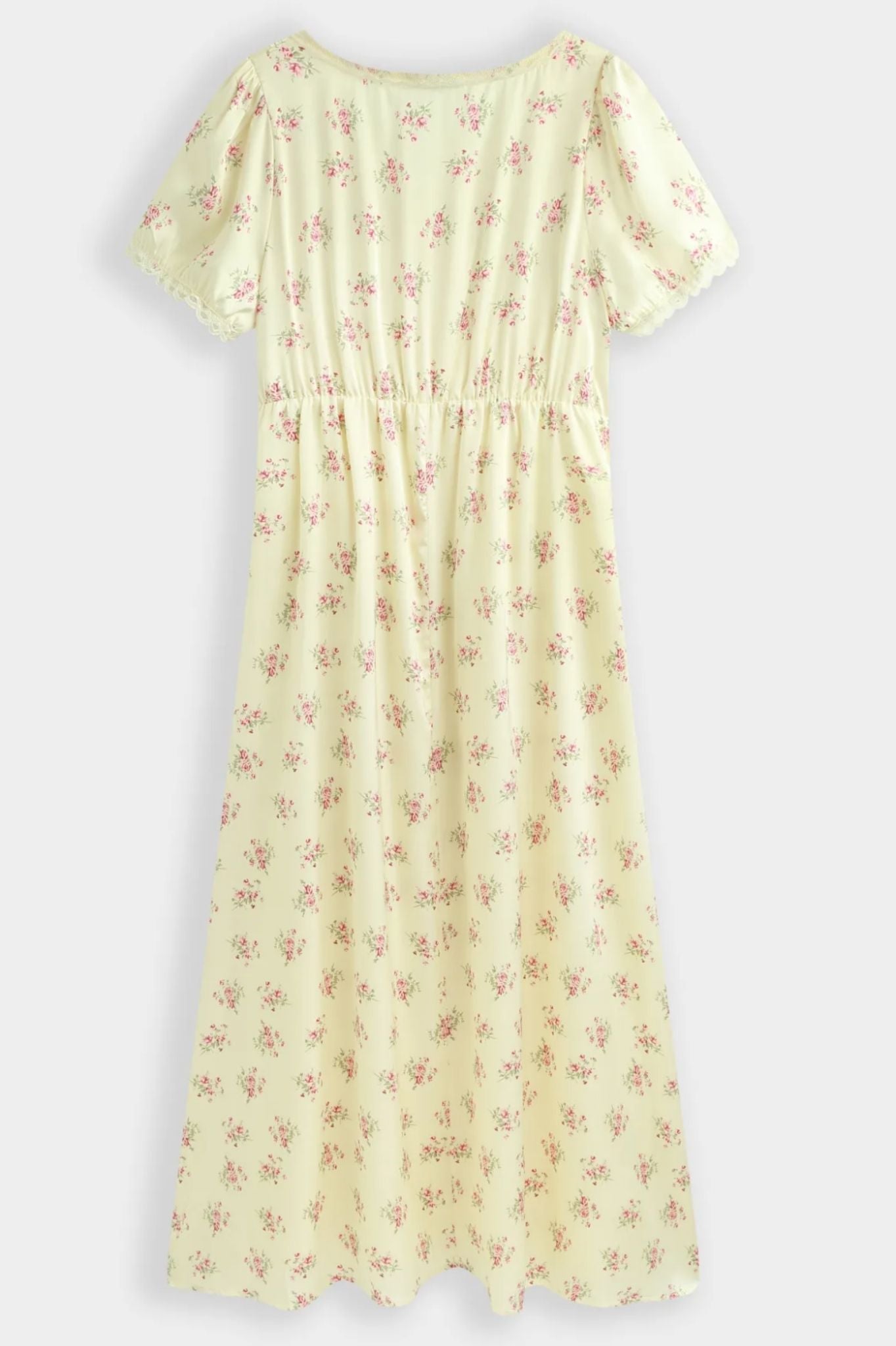 SUNNY SATIN FLORAL DRESS