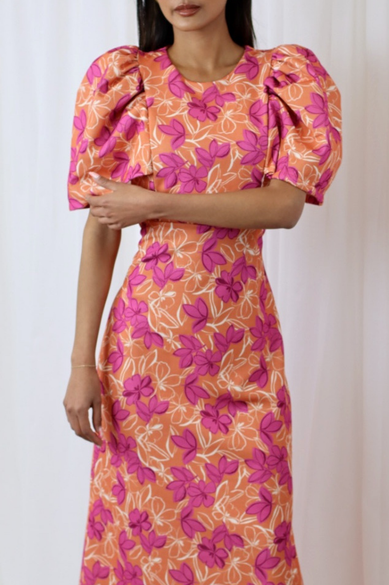 SELENA DRESS ORANGE