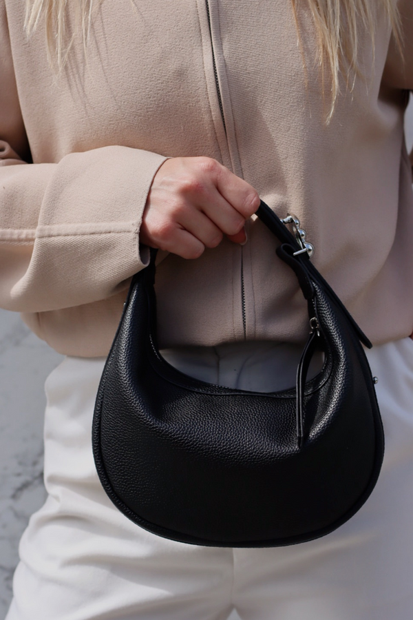 FLORENCE ROUND HANDBAG BLACK