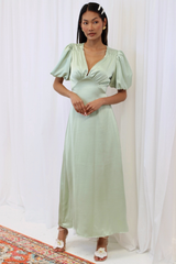 SADIE BOW BACK DRESS MINT