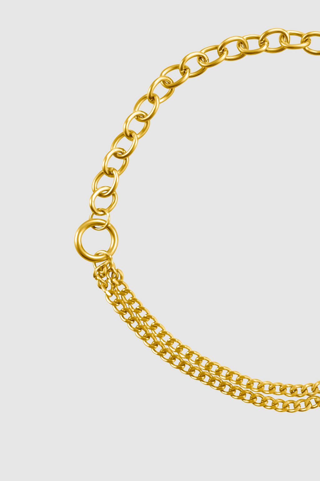 Double Chain  Necklace