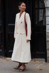 LILLE TAILORED OVERCOAT OFF WHITE