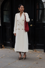 LILLE TAILORED OVERCOAT OFF WHITE