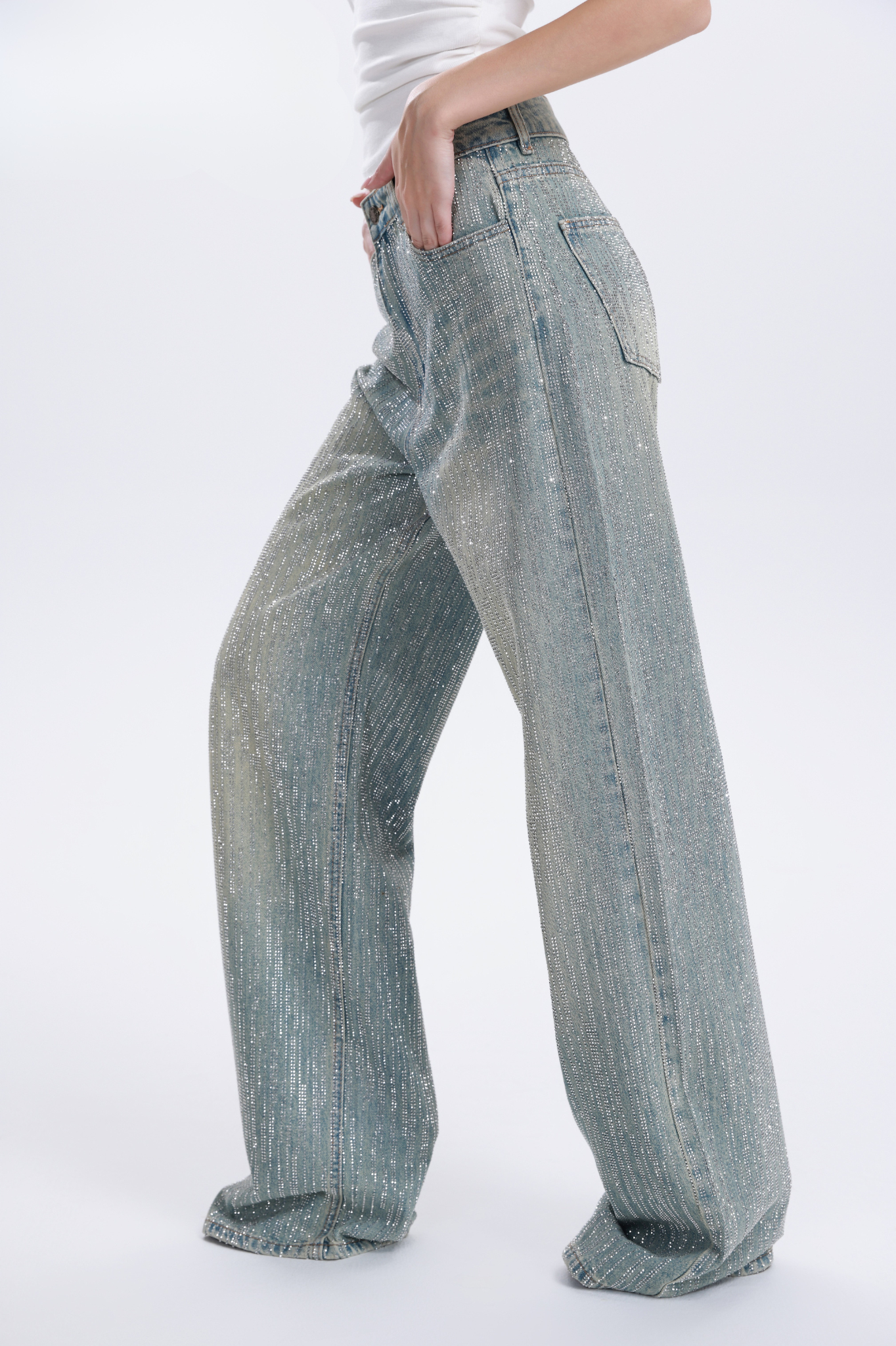 MARI EMBELLISHED JEANS