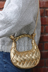 Floramaria Woven Bag Gold