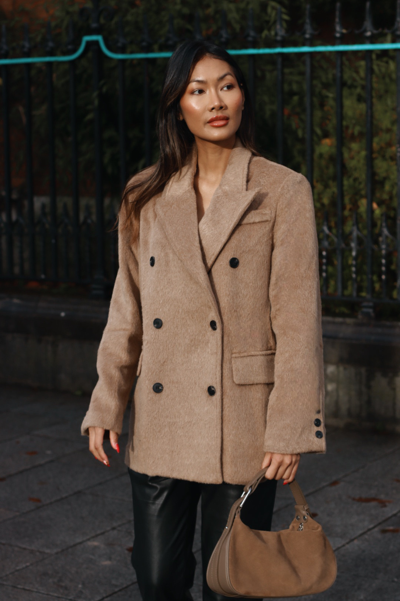 LENNY BRUSHED BLAZER CARMEL