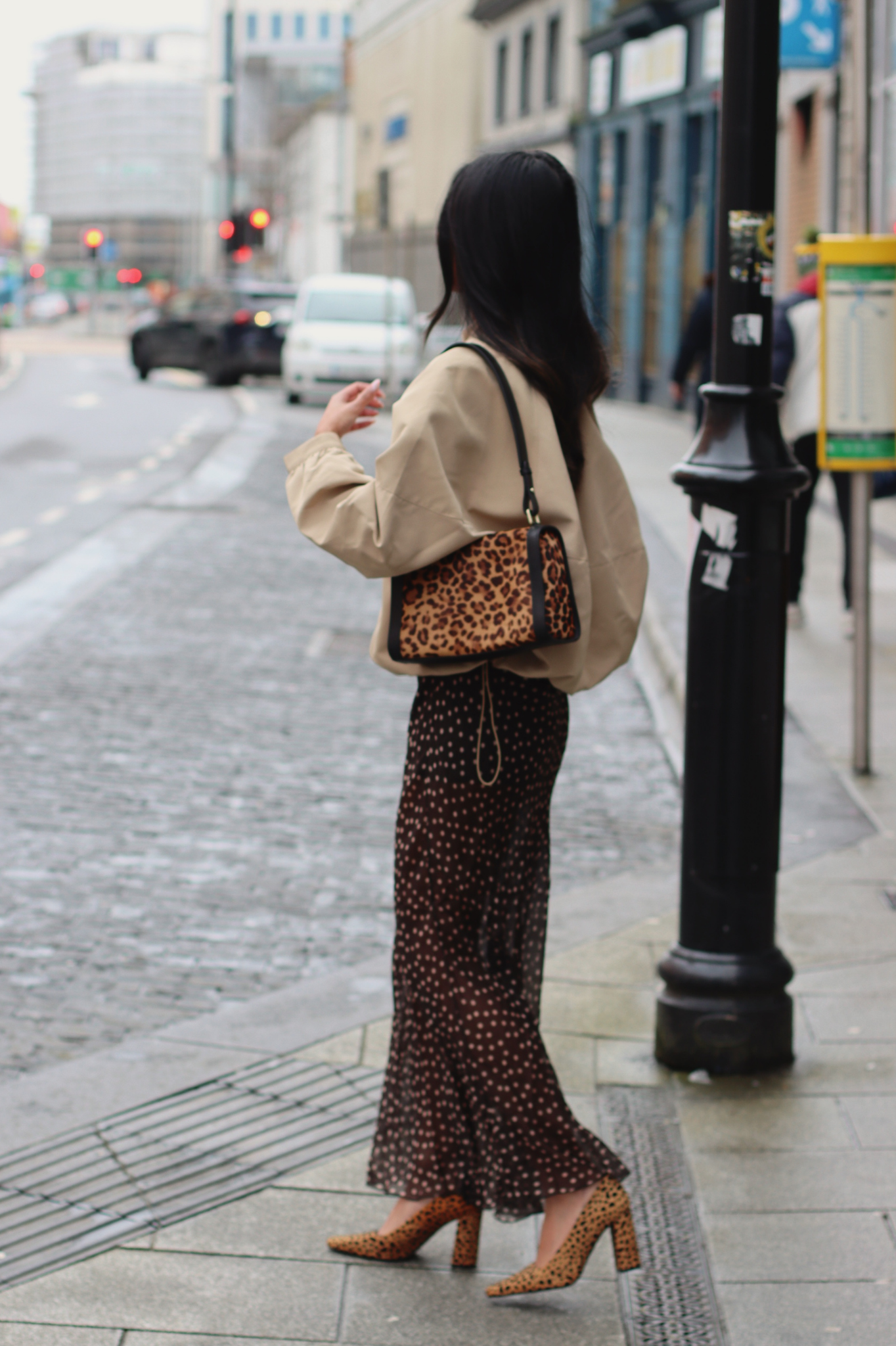 FALLON HANDBAG LEOPARD