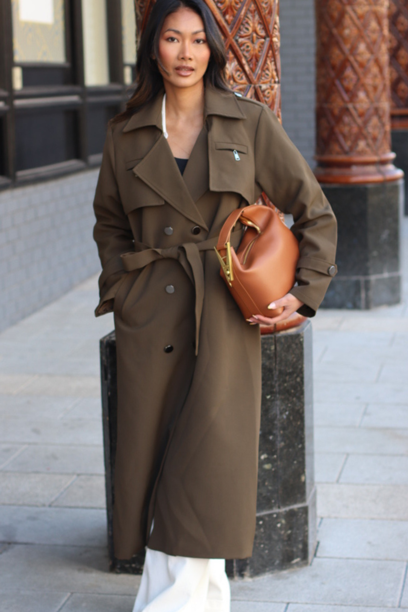 Rosanne Trench Khaki