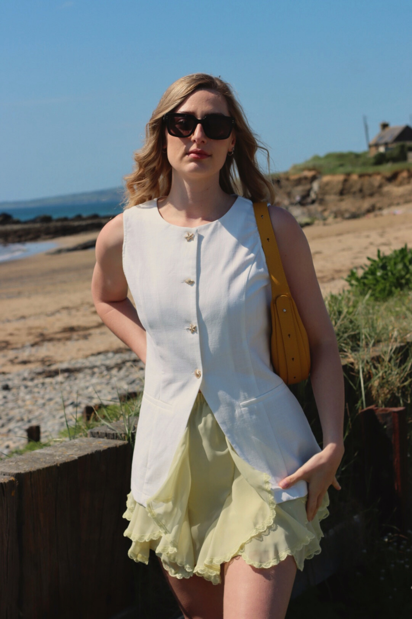 Dahlia Mini Skort Butter Yellow