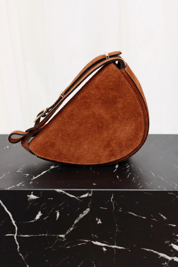 Frann Suede Cross Body Bag Carmel