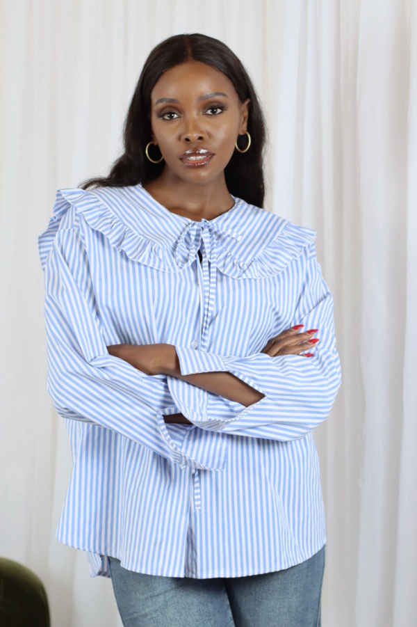 COLETTE SHIRT BLUE STRIPE