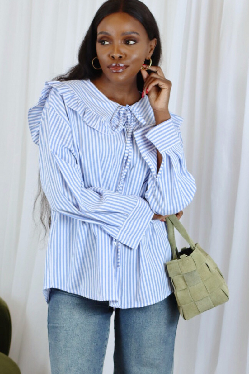 COLETTE SHIRT BLUE STRIPE