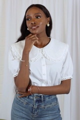 CAYA COLLARED SHIRT WHITE