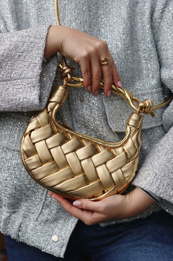 Floramaria Woven Bag Gold