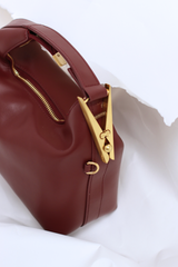 FREYDE CLIP BAG BURGUNDY