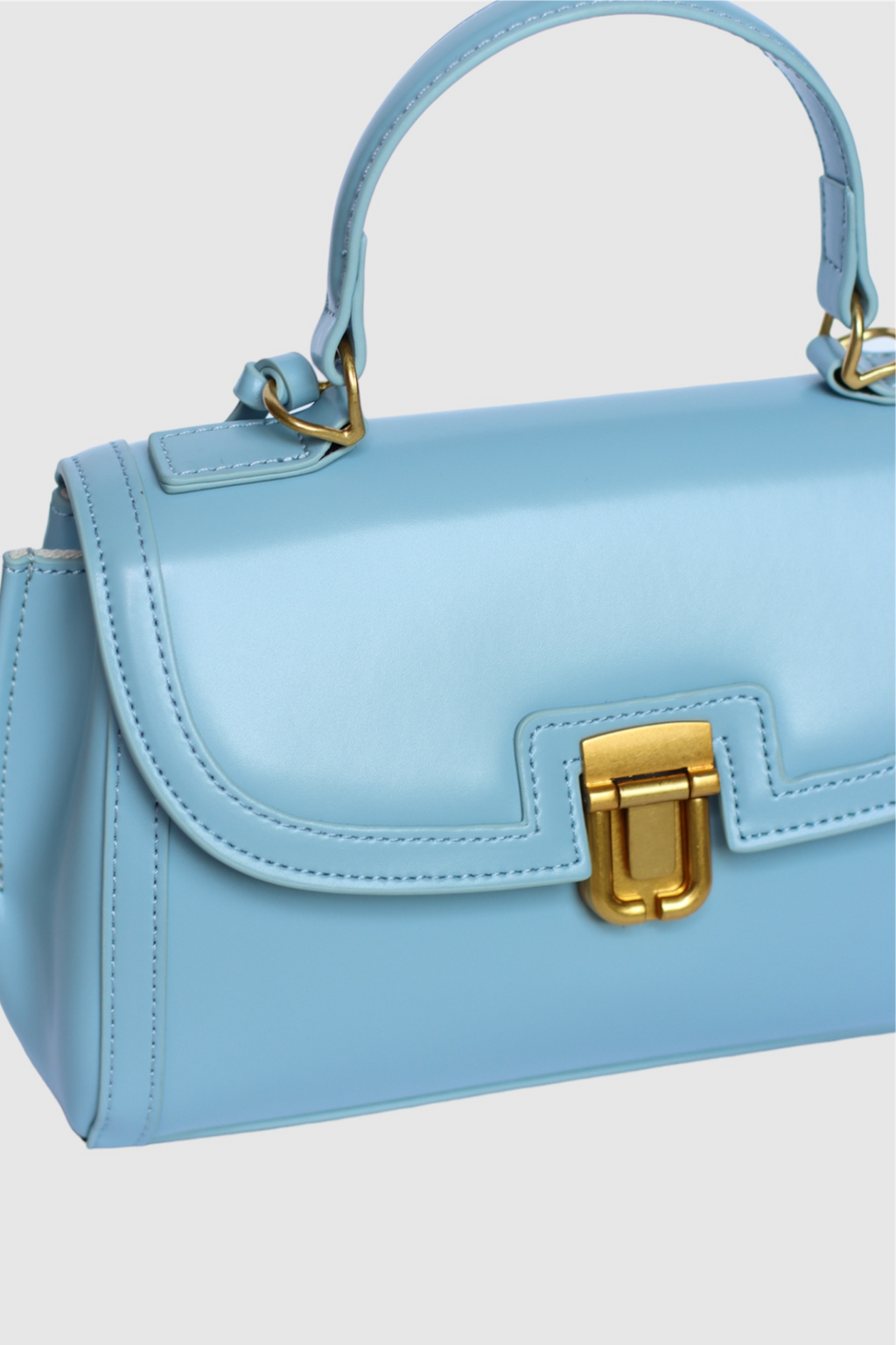 Fleur Top Handle Handbag Blue
