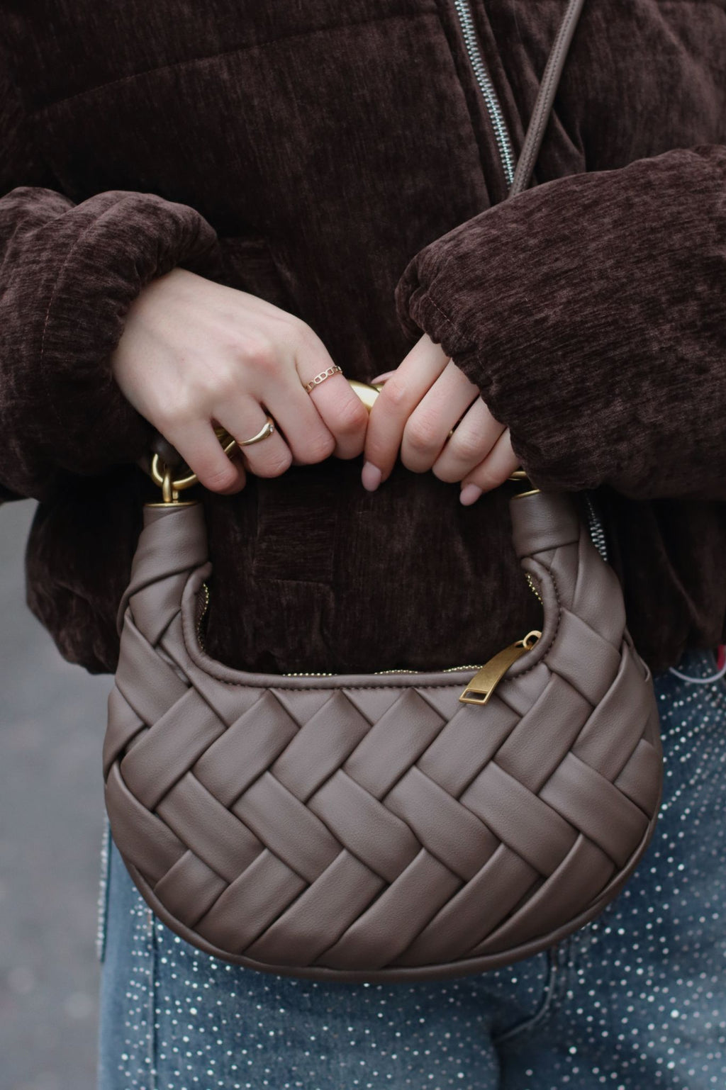 Floramaria Woven Taupe