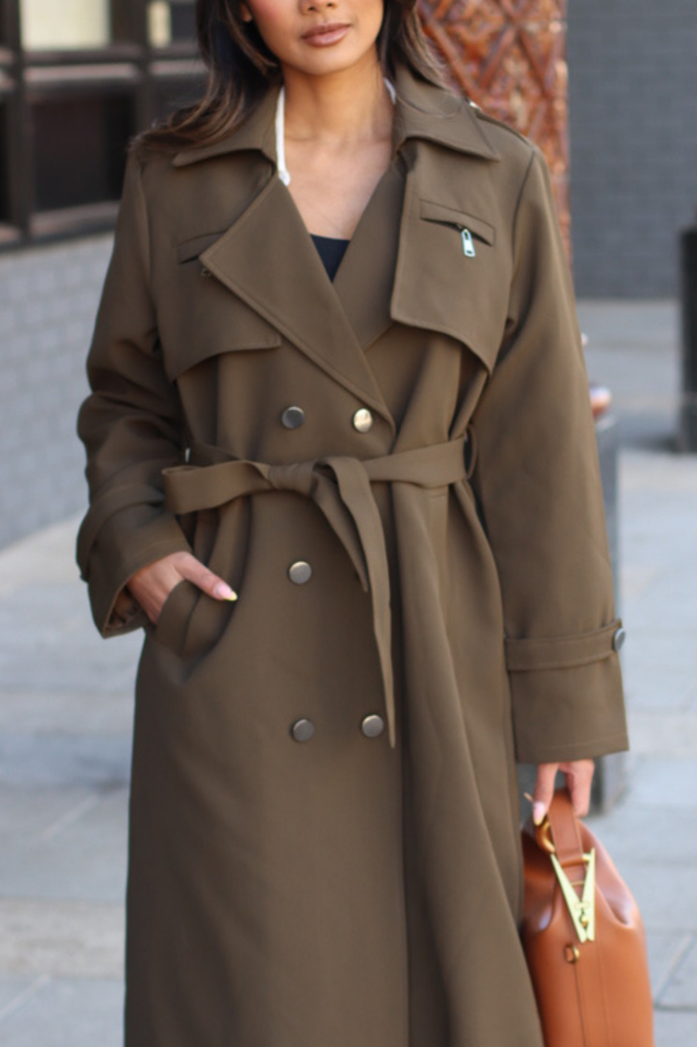 Rosanne Trench Khaki
